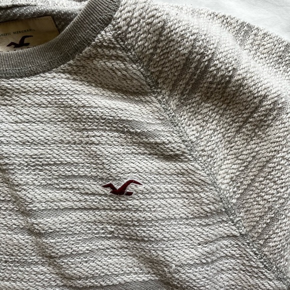 Cute White and grey shirt (a little thicker than a tee) - Picture 2 of 3